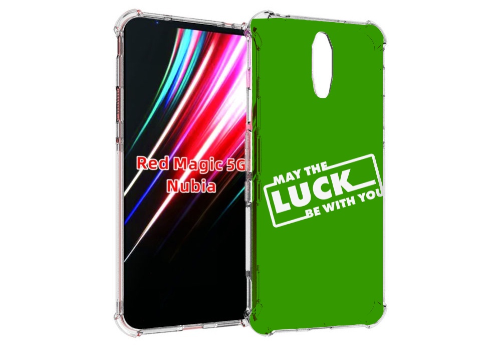 

Чехол MyPads Luck green для ZTE Nubia Red Magic 1 5G, Прозрачный, Tocco