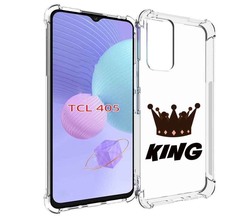 

Чехол MyPads корона-короля-черный для TCL 405, Tocco
