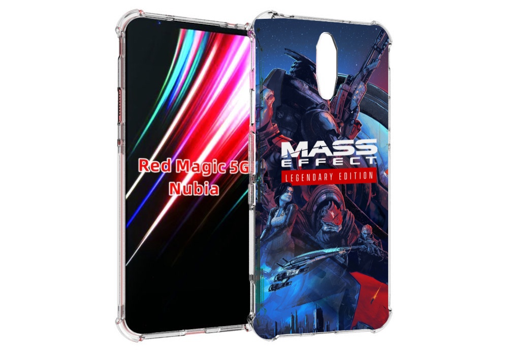 Чехол MyPads Mass Effect Legendary Edition для ZTE Nubia Red Magic 1 5G