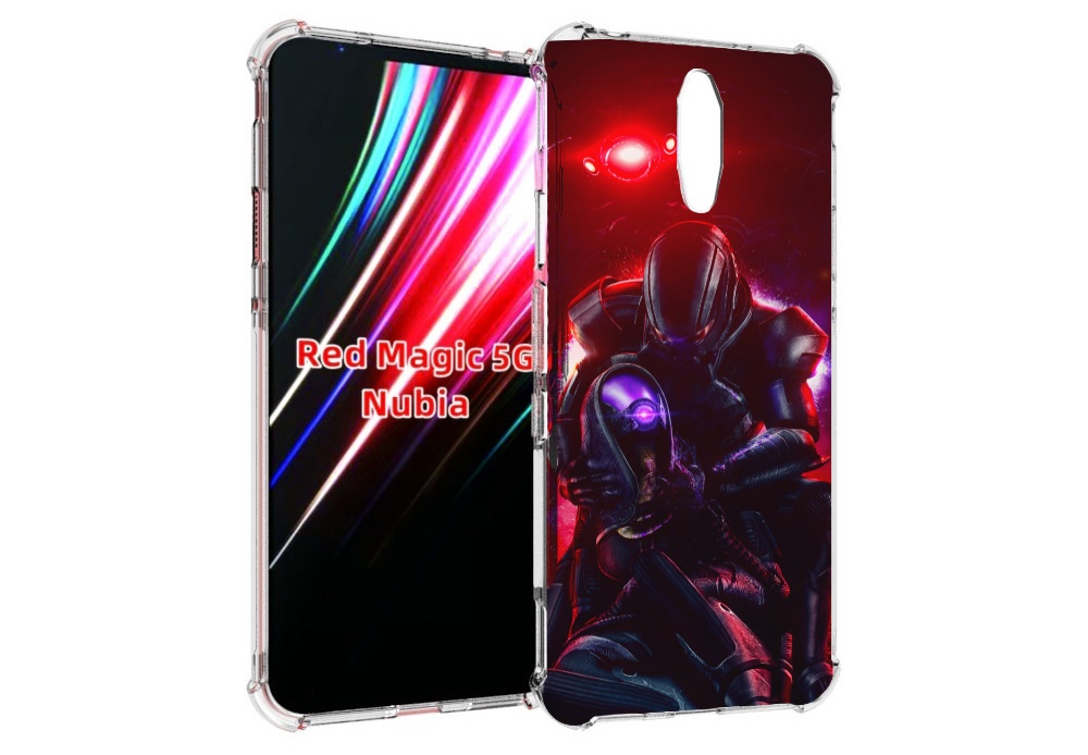 Чехол MyPads Mass Effect для ZTE Nubia Red Magic 1 5G