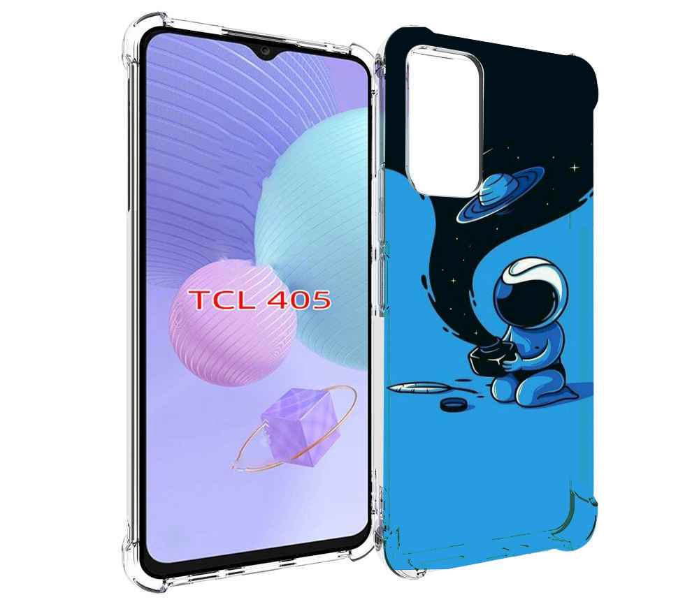 

Чехол MyPads космос из черной краски для TCL 405, Tocco