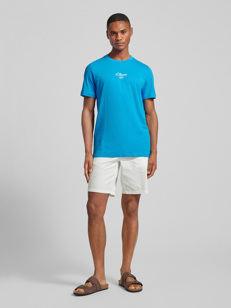 Футболка мужская sOliver 2152911 голубая M 4446₽
