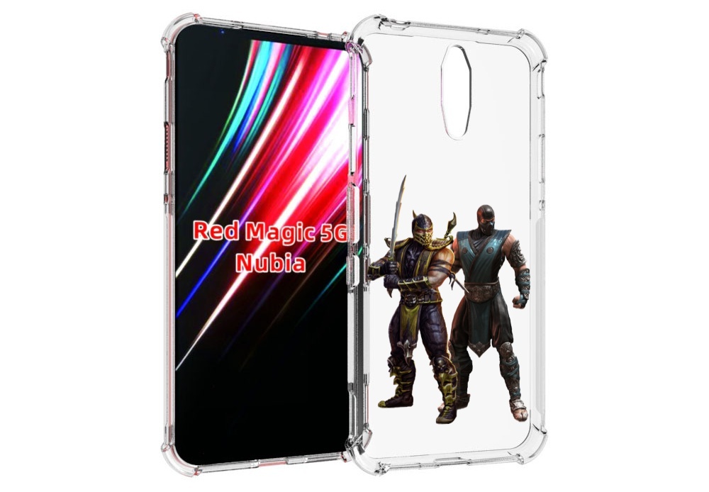 

Чехол MyPads Mortal-Kombat-1 для ZTE Nubia Red Magic 1 5G, Прозрачный, Tocco