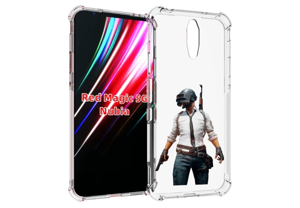 

Чехол MyPads PUBG-2 для ZTE Nubia Red Magic 1 5G, Прозрачный, Tocco
