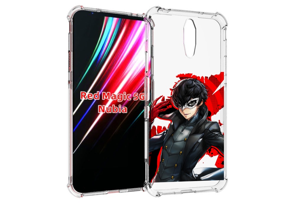 

Чехол MyPads Persona 5 для ZTE Nubia Red Magic 1 5G, Прозрачный, Tocco
