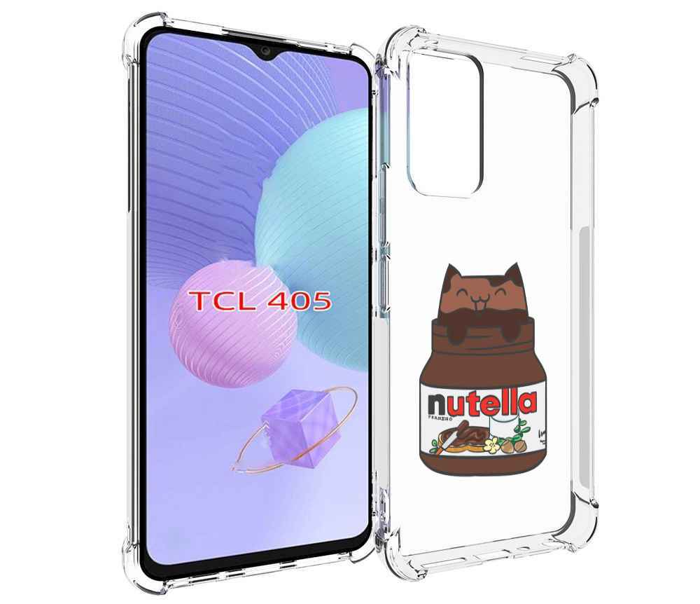 

Чехол MyPads кошечка-в-нутелле для TCL 405, Tocco