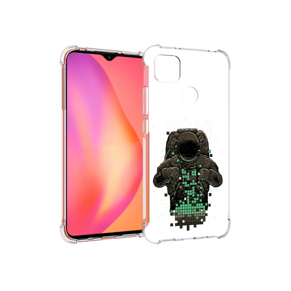 

Чехол MyPads Tocco для Xiaomi Redmi 9C космонавт с пикселями (PT152115.265.394), Прозрачный, Tocco