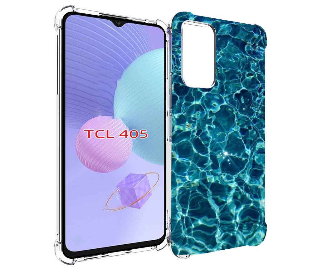 

Чехол MyPads красивая голубая вода для TCL 405, Tocco