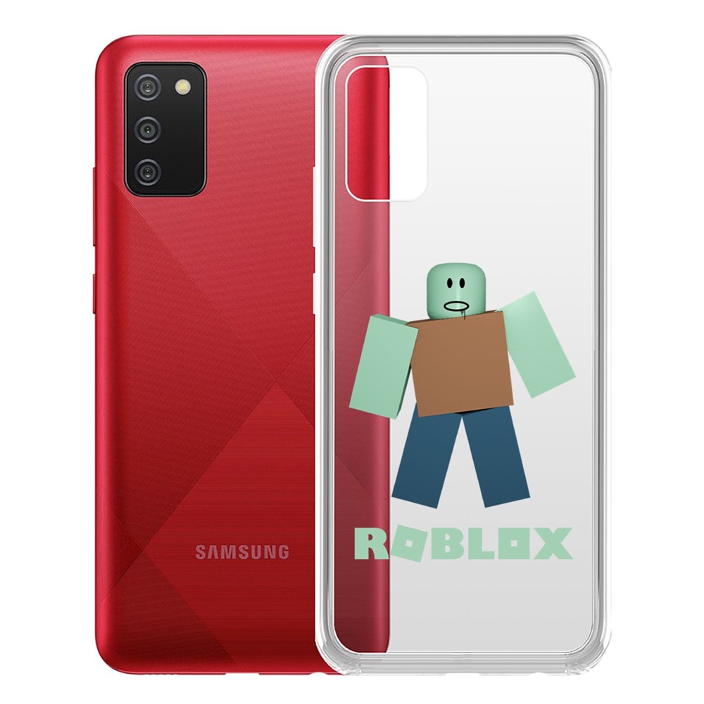 

Чехол-накладка Roblox-Зомби для Samsung Galaxy A02s (A025), Прозрачный