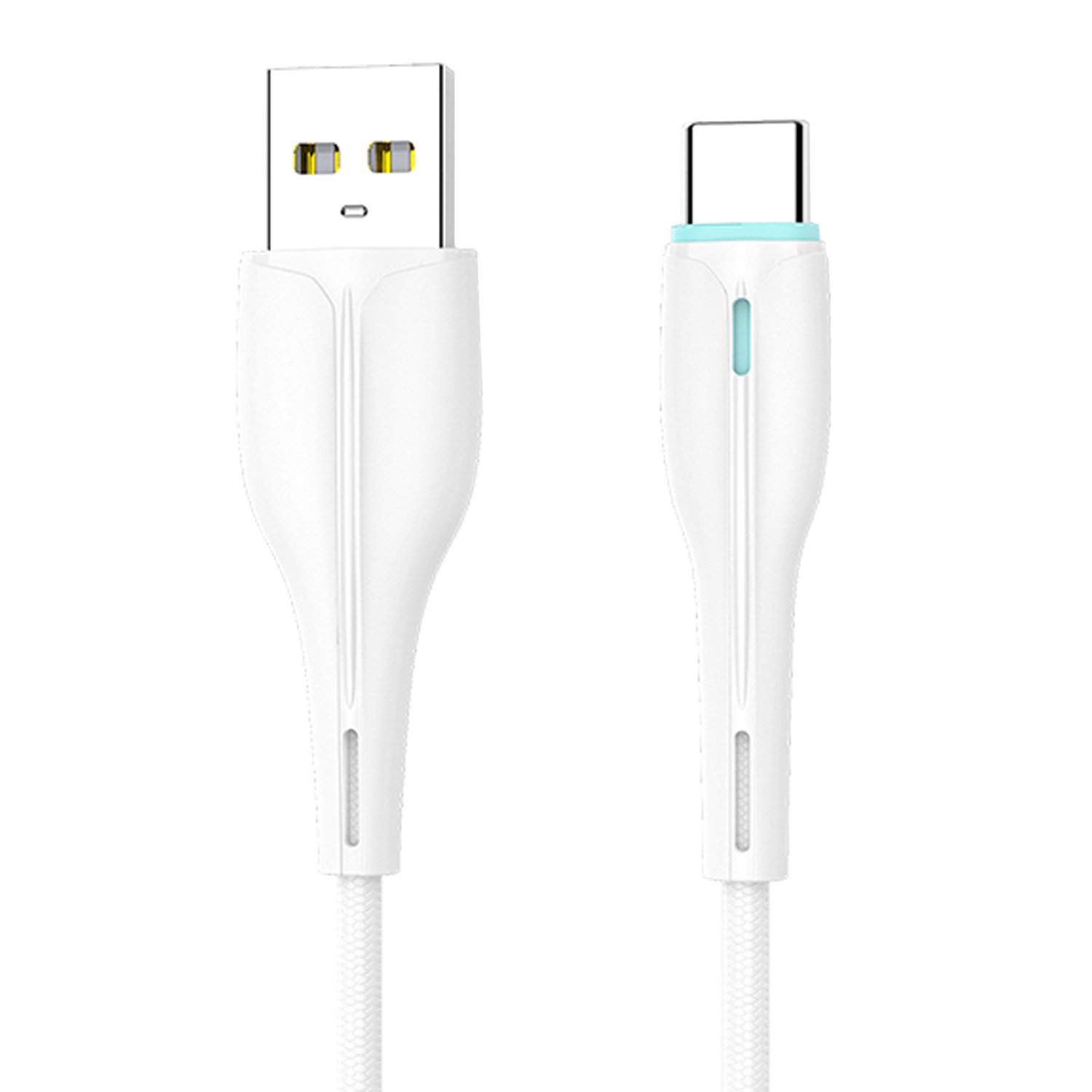 Дата-кабель SKYDOLPHIN S48T USB - USB Type-C, 1 м, белый