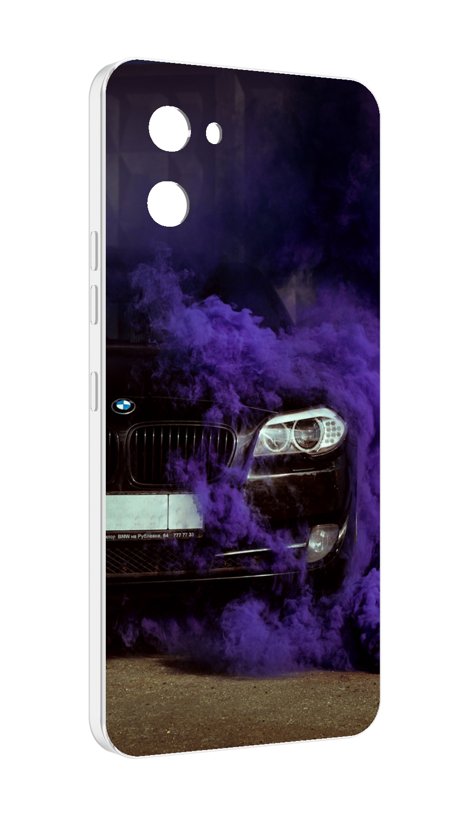

Чехол MyPads бмв-с-фиолетовым-дымом мужской для UMIDIGI G1, Прозрачный, Tocco
