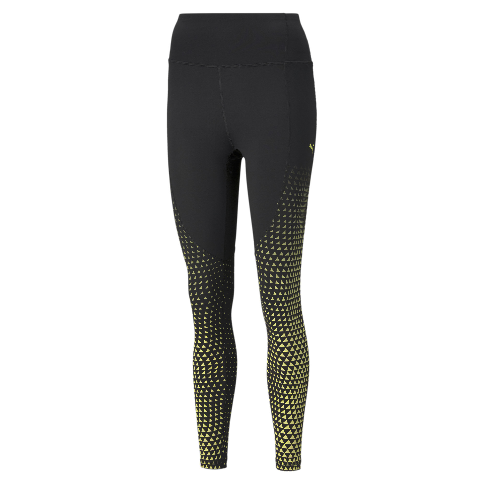 фото Тайтсы женские puma train digital print high waist 7/8 tight черные xs