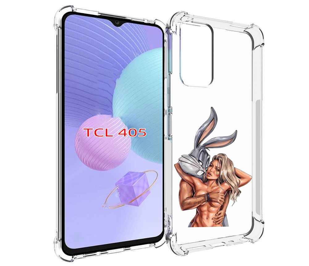 

Чехол MyPads красивая-девушка-с-бак-банни женский для TCL 405, Tocco