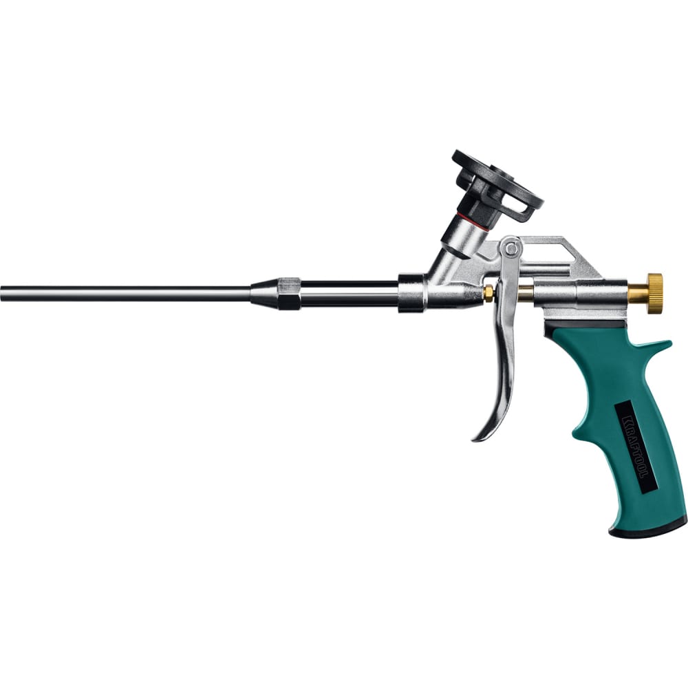 Пистолет для монтажной пены KRAFTOOL PROKraft с тефлоновым покрытием держателя, 0685_z04 пена монтажная под пистолет всесезонная kraftool