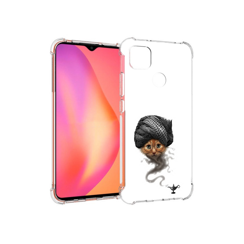 

Чехол MyPads Tocco для Xiaomi Redmi 9C кот джин (PT152115.265.398), Прозрачный, Tocco