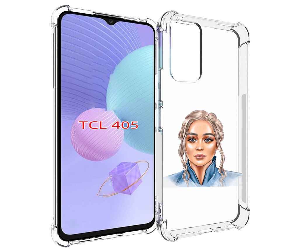 

Чехол MyPads красивая-нарисованная-девушка-блондинка женский для TCL 405, Tocco