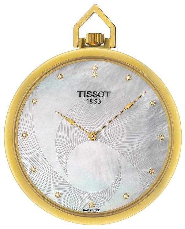 Карманные часы из латуни Tissot T82450276, бриллиант