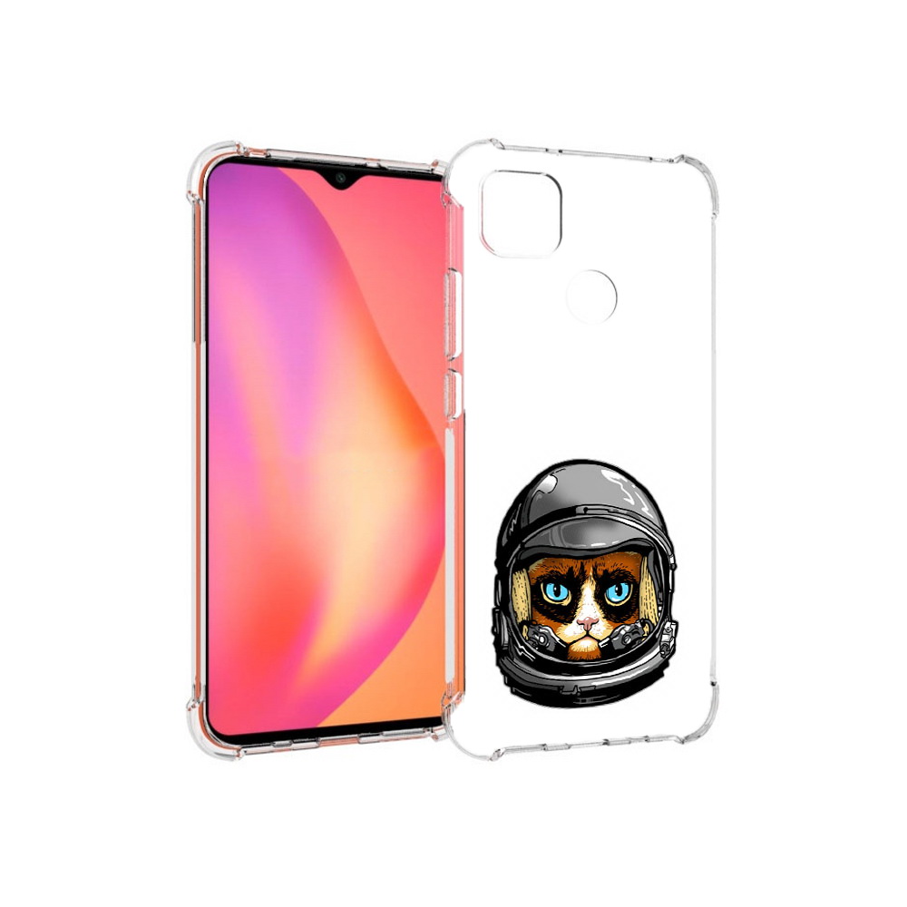 

Чехол MyPads Tocco для Xiaomi Redmi 9C кот космонавт (PT152115.265.400), Прозрачный, Tocco