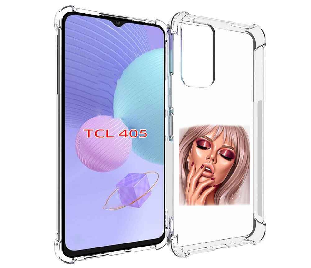 

Чехол MyPads красивый-портрет-девушки женский для TCL 405, Tocco