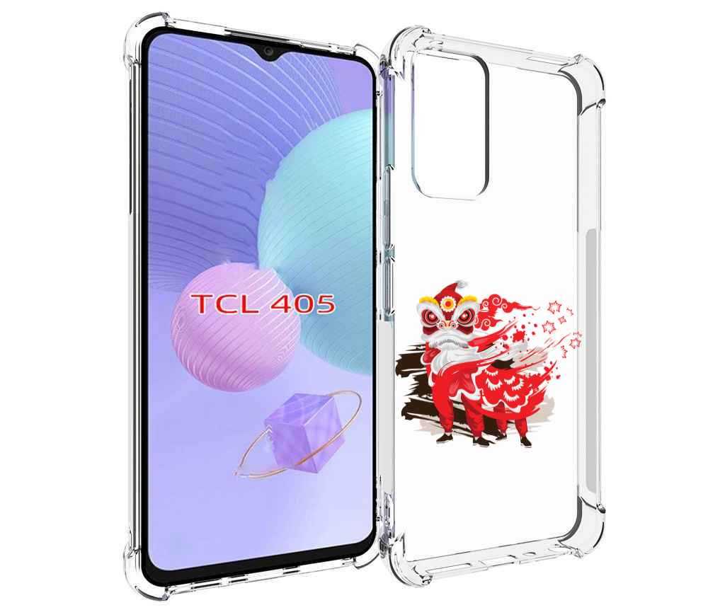 

Чехол MyPads красный-карнавал для TCL 405, Tocco
