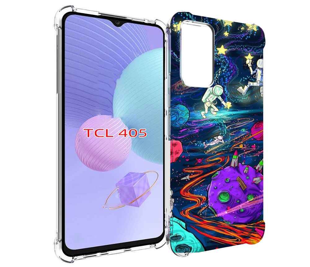 

Чехол MyPads красочный космос для TCL 405, Tocco