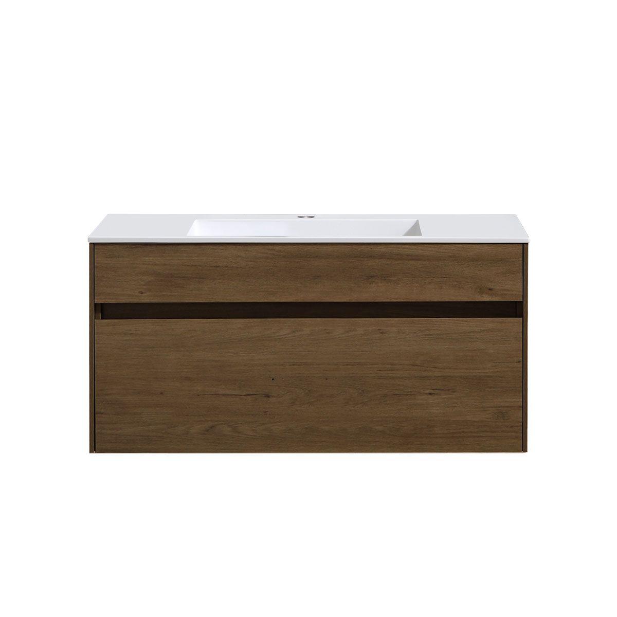 

Тумба под раковину Vincea Chiara 1000 подвесная, 1 выкатной ящик soft-close, T.Oak, Коричневый