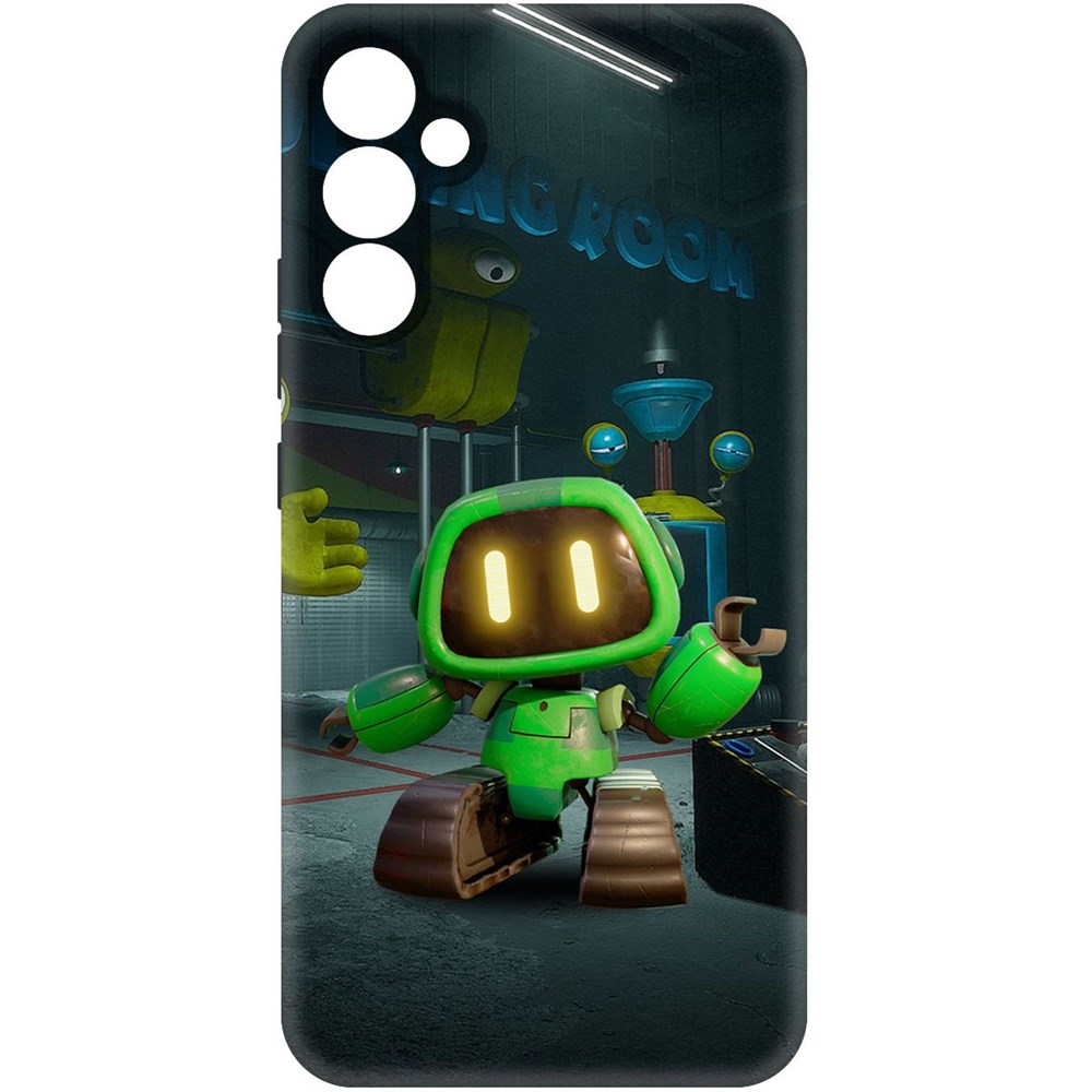 

Чехол-накладка Софт Хаги Ваги - Буги-бот для Samsung Galaxy A34 5G (A346), Черный