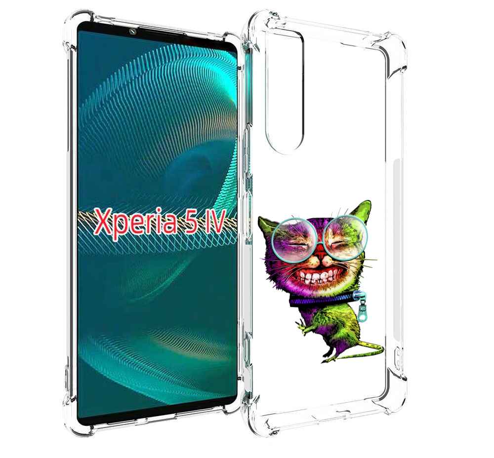 

Чехол MyPads Веселый кот для Sony Xperia 5 IV (5-4), Прозрачный, Tocco