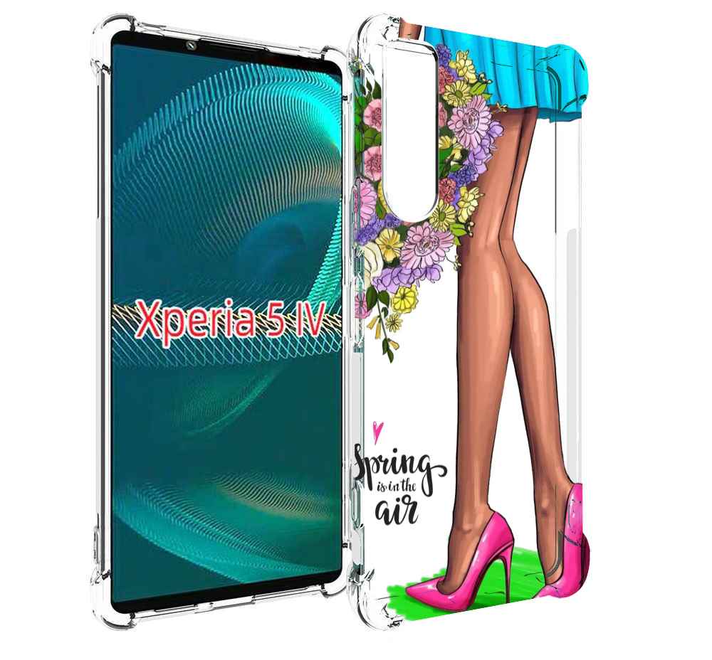 

Чехол MyPads Весна-в-воздухе женский для Sony Xperia 5 IV (5-4), Прозрачный, Tocco