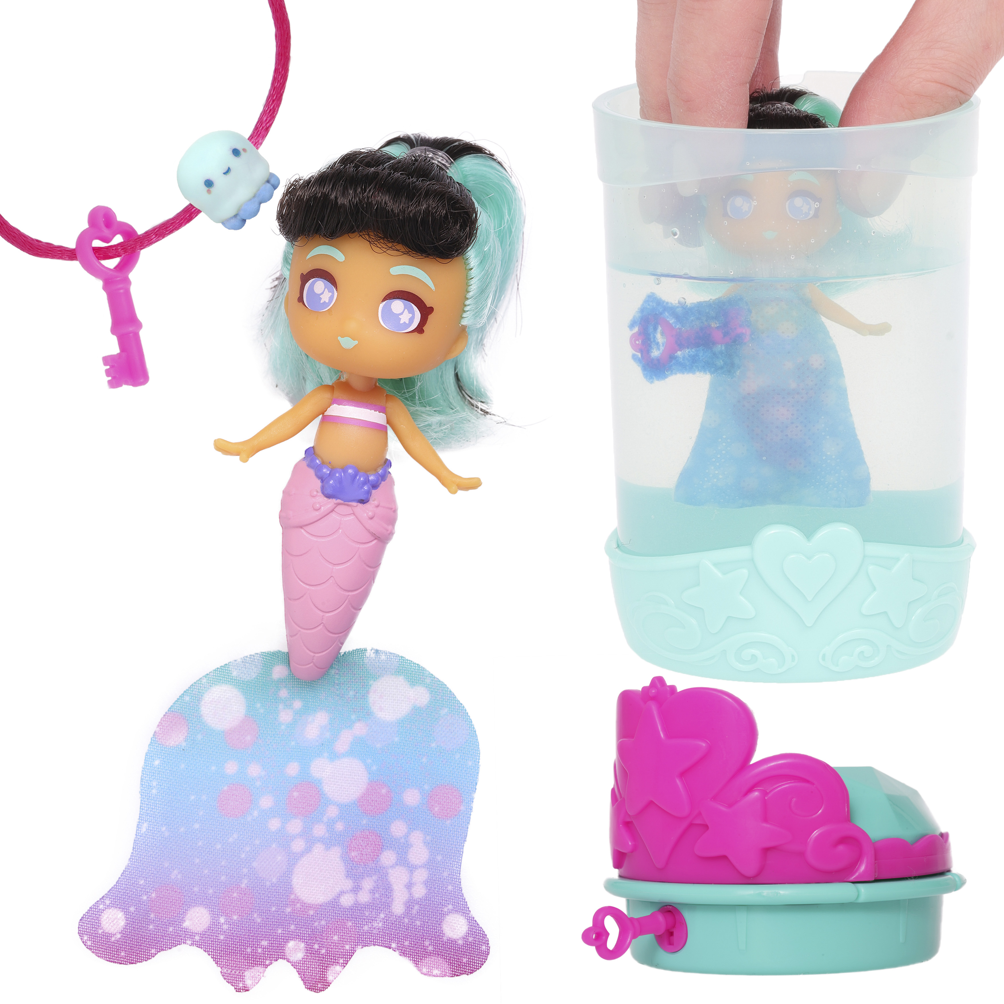 фото Кукла сюрприз seasters принцесса русалка джоли, набор с аксессуарами и питомцем eat15300