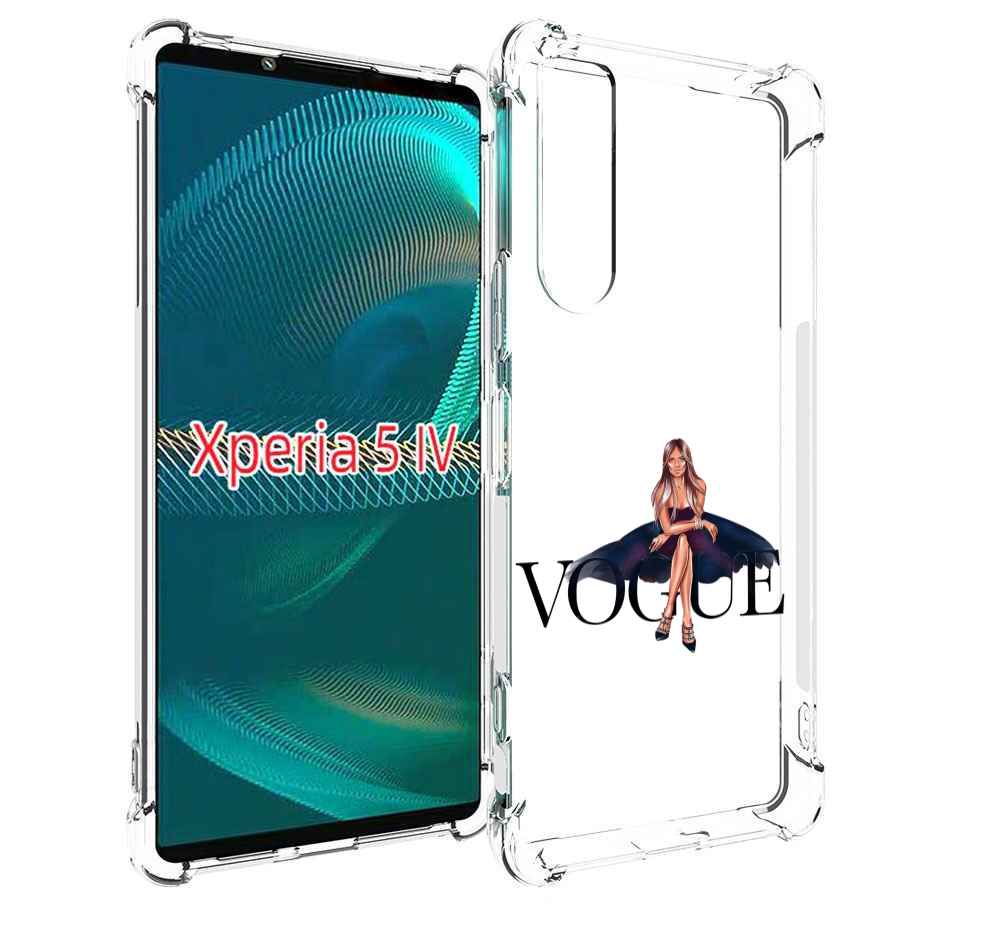 

Чехол MyPads Вог-девушка женский для Sony Xperia 5 IV (5-4), Прозрачный, Tocco