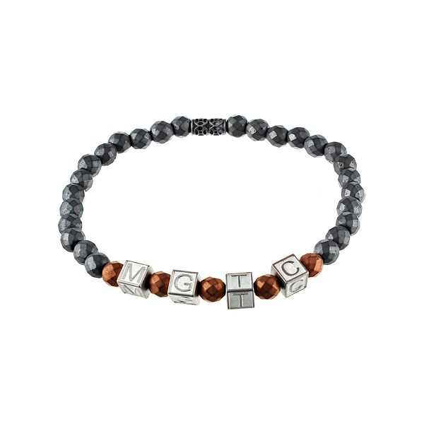 

Браслет из стали с гематитом р. 20 JV TOE-256-60133_BT_GE_WG, TOE-256-60133_BT_GE_WG