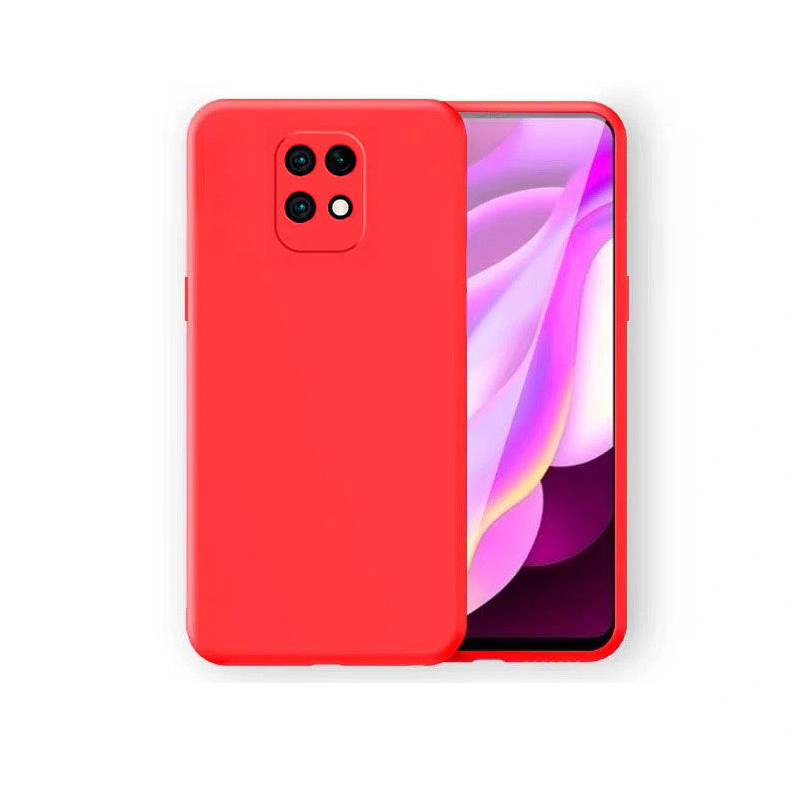 фото Чехол накладка с защитой камеры для xiaomi redmi 9c / для хаоми 9с / красный qvatra