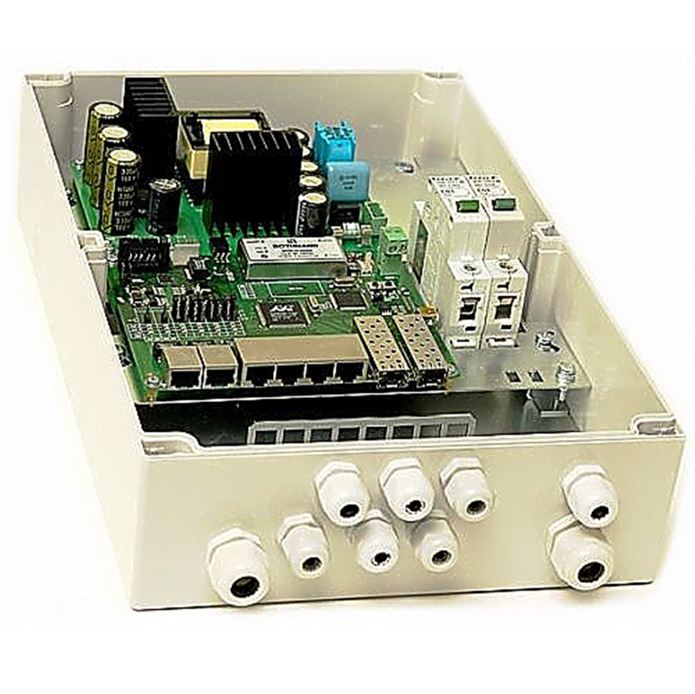 

Коммутатор TFortis УТ-00011589 белый, PSW-2G6F+