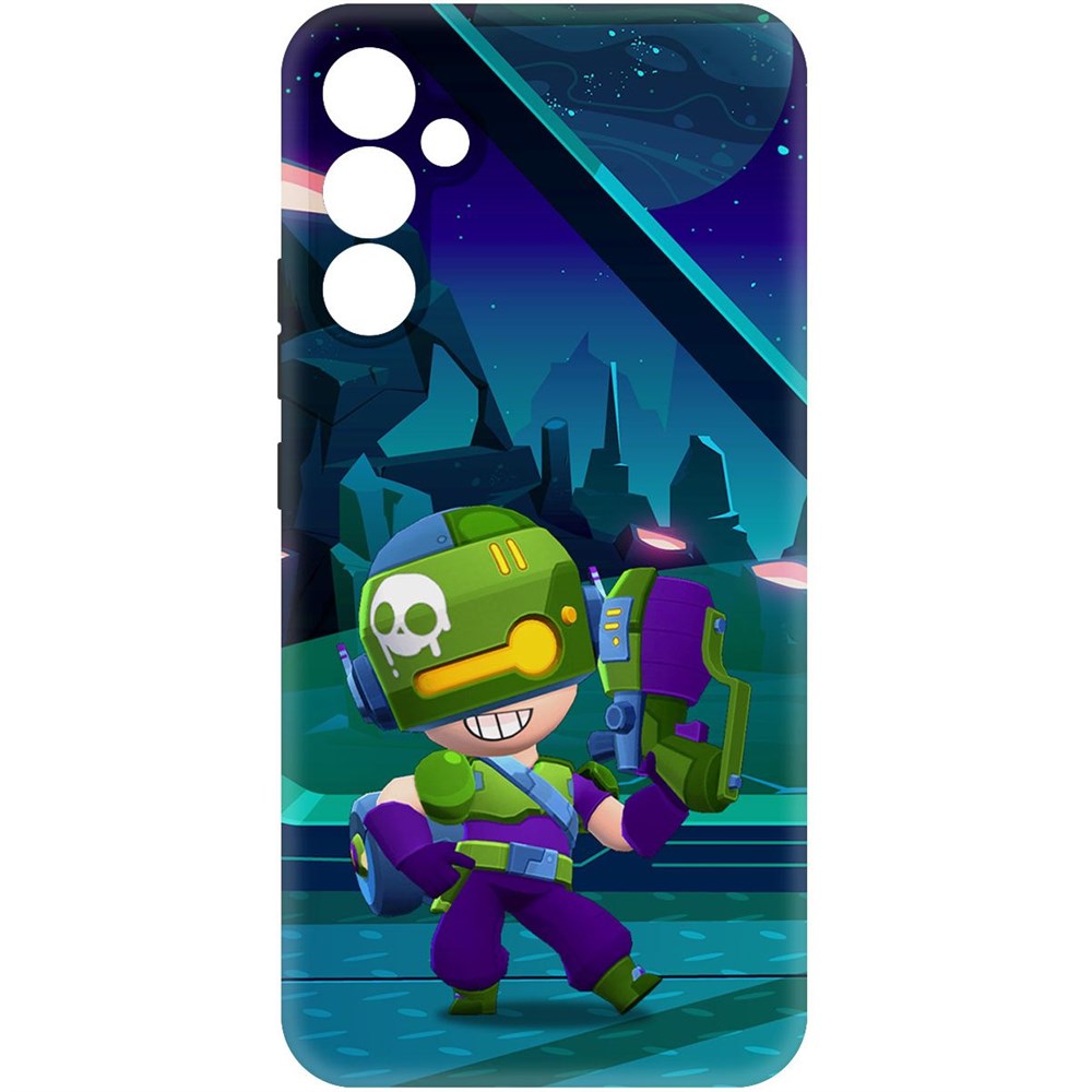 

Чехол-накладка Софт Brawl Stars - Контрабандистка Пенни для Samsung Galaxy A34 5G (A346), Черный