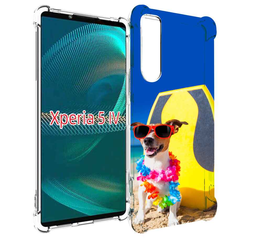 

Чехол MyPads Гавайская-собака для Sony Xperia 5 IV (5-4), Прозрачный, Tocco