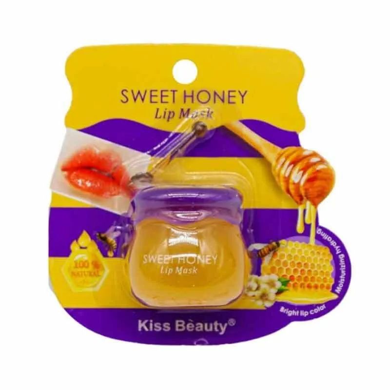 Увлажняющая маска для губ с экстрактом меда Kiss Beauty Sweet Honey Lip Mask 8 г