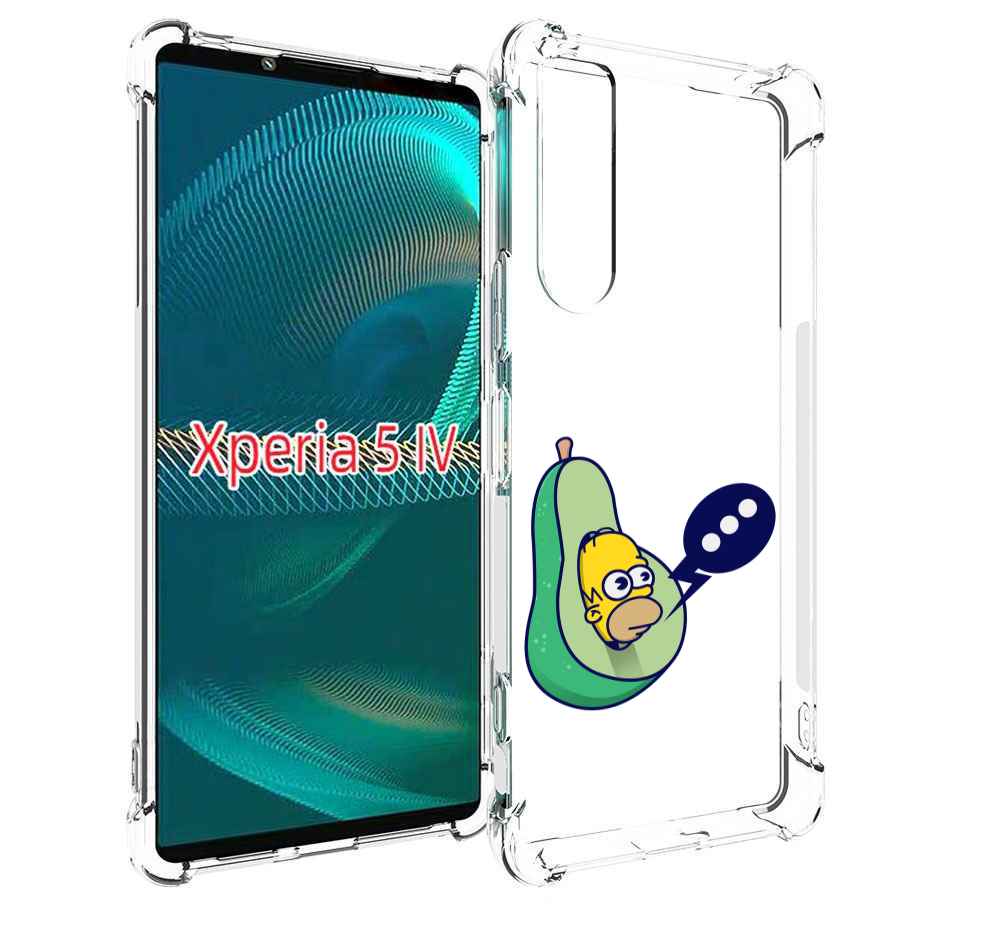 

Чехол MyPads Гомер-авокадо для Sony Xperia 5 IV (5-4), Прозрачный, Tocco