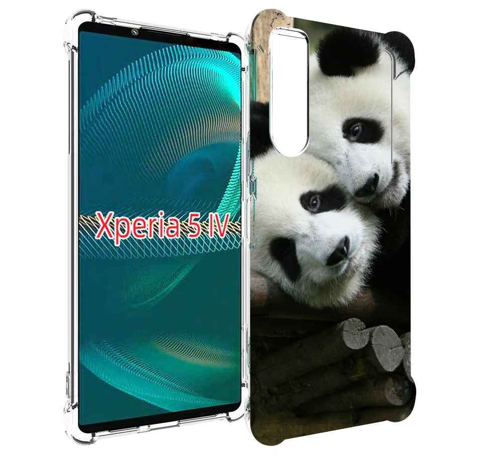 

Чехол MyPads Две-панды для Sony Xperia 5 IV (5-4), Прозрачный, Tocco
