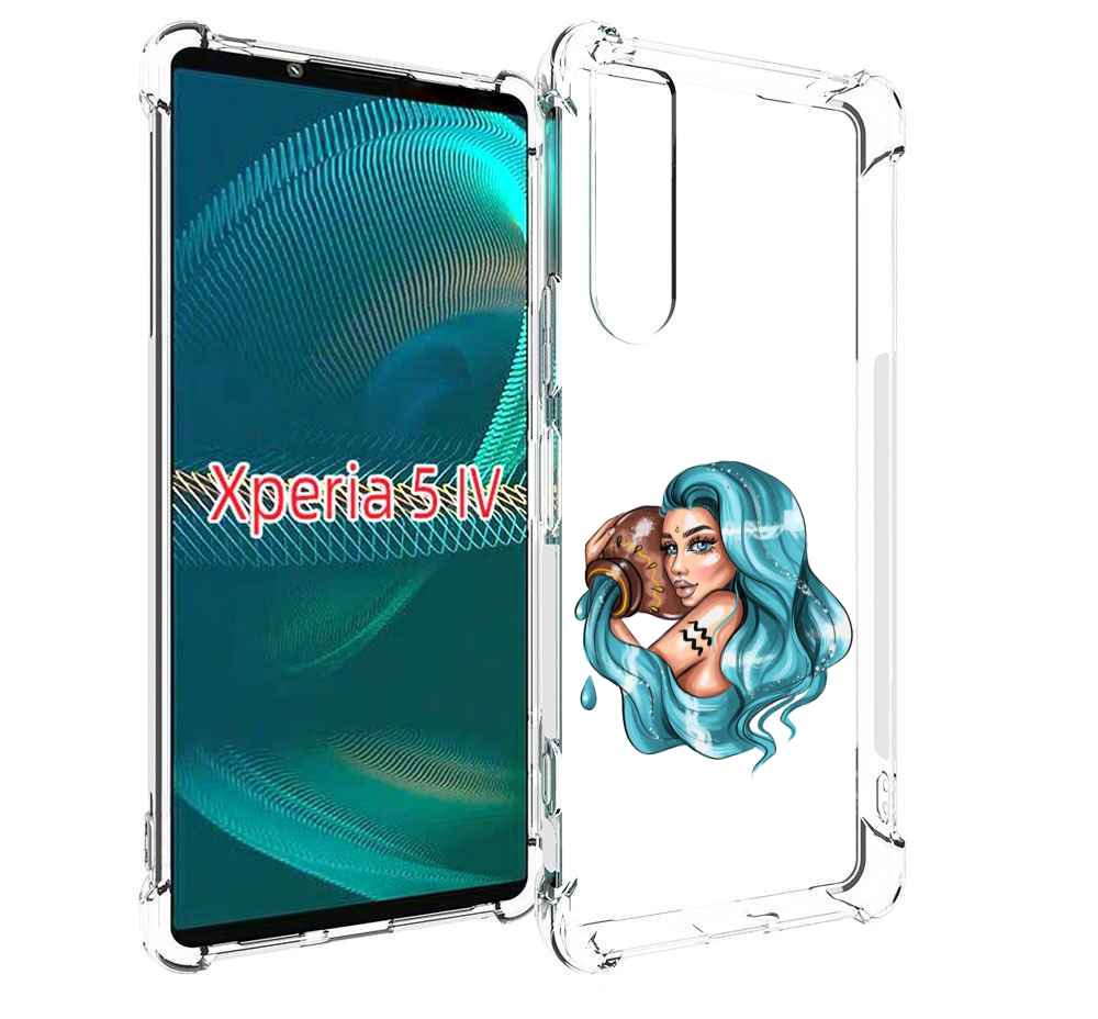 

Чехол MyPads Девушка-Водолей для Sony Xperia 5 IV (5-4), Прозрачный, Tocco