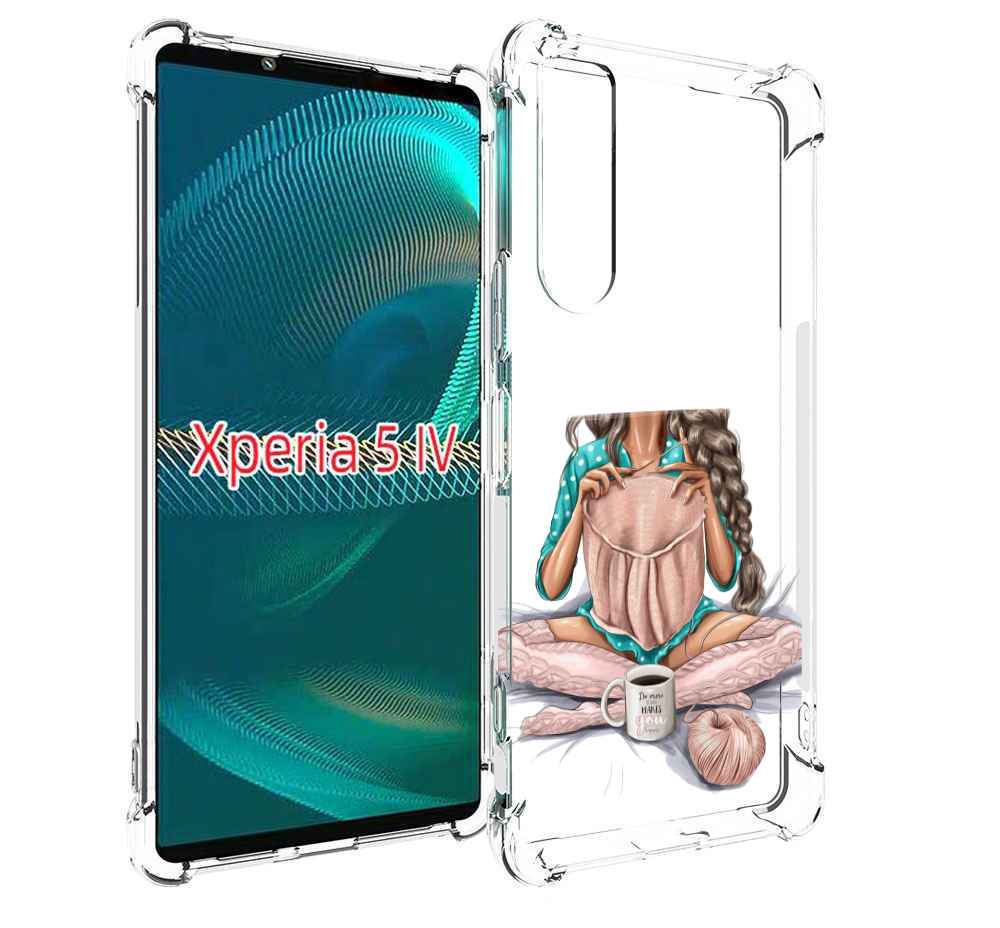 

Чехол MyPads Девушка-вяжет женский для Sony Xperia 5 IV (5-4), Прозрачный, Tocco