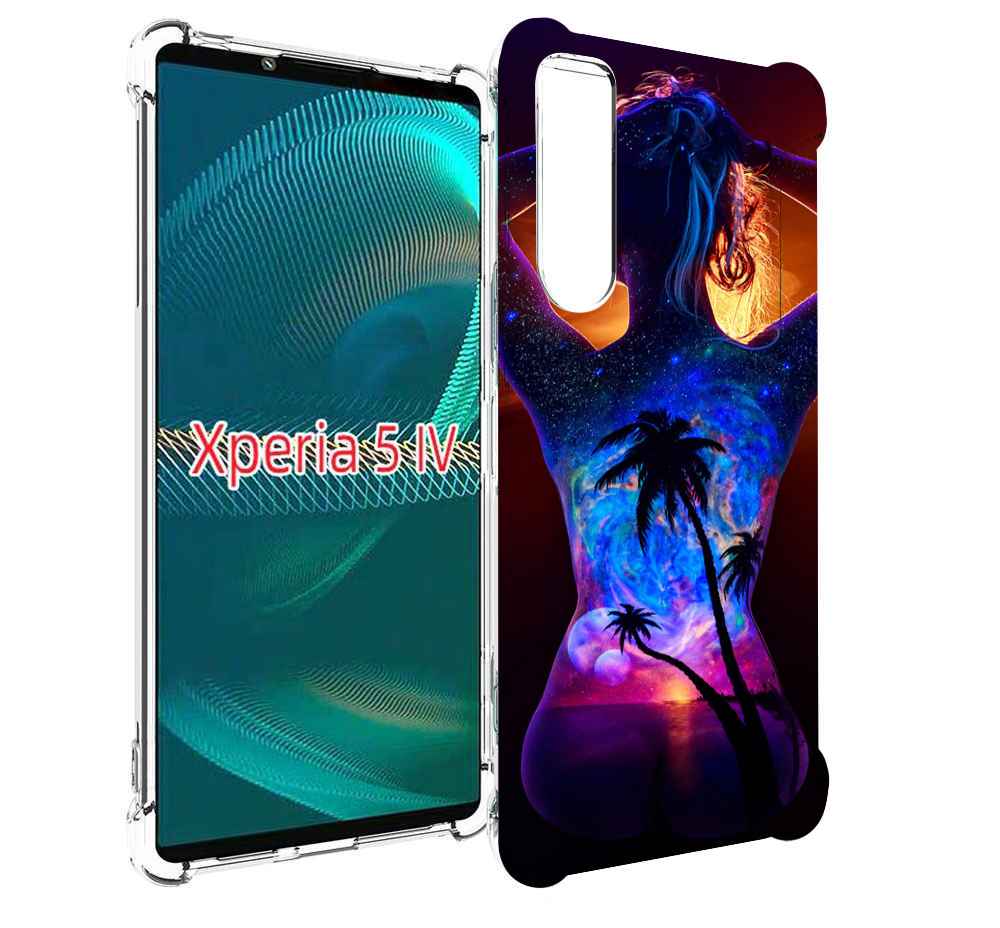 

Чехол MyPads Девушка-и-пальмы женский для Sony Xperia 5 IV (5-4), Прозрачный, Tocco