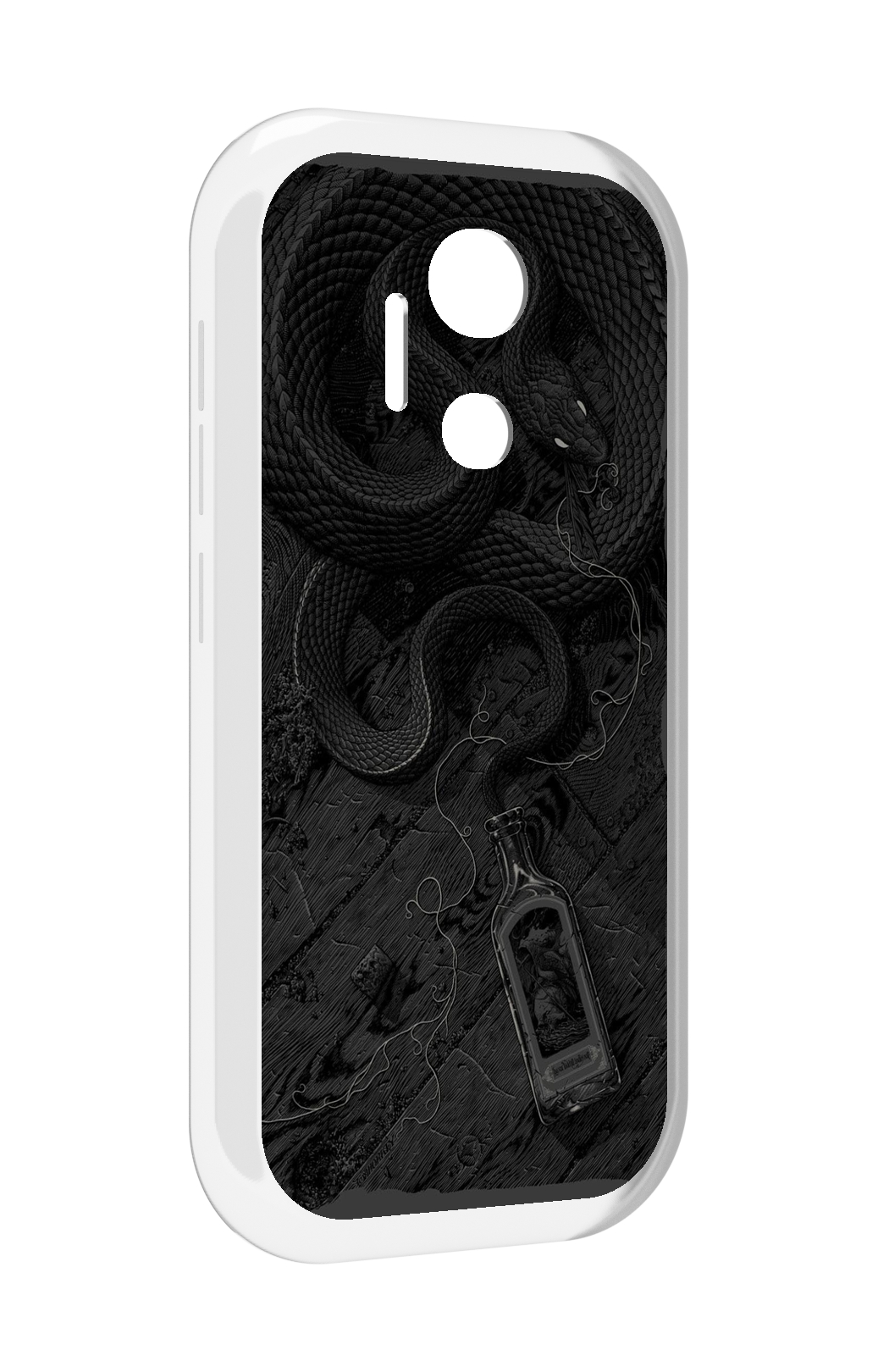 

Чехол MyPads змея с бутылкой для doogee x97 pro, Прозрачный, Tocco