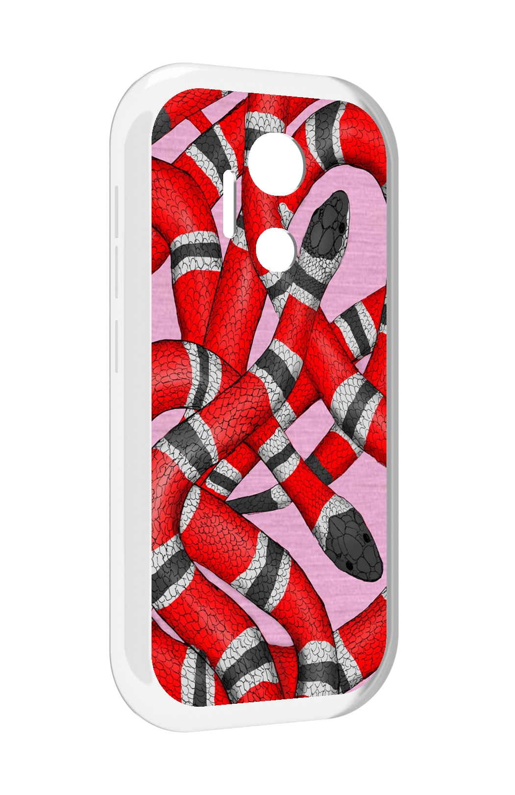 

Чехол MyPads змея-красно-черно-белый для doogee x97 pro, Прозрачный, Tocco