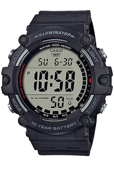 фото Наручные часы мужские casio ae-1500wh-1a черные