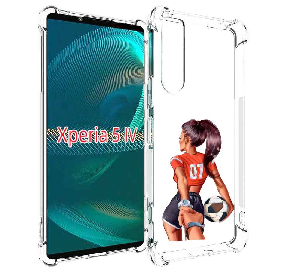 

Чехол MyPads Девушка-футболистка женский для Sony Xperia 5 IV (5-4), Прозрачный, Tocco