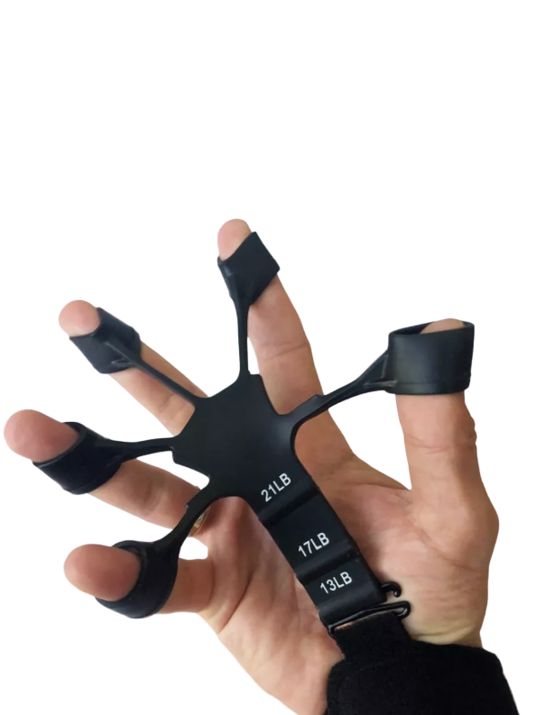

Эспандер FingerTrainer-5 кистевой для пальцев черный, FingerTrainer-5