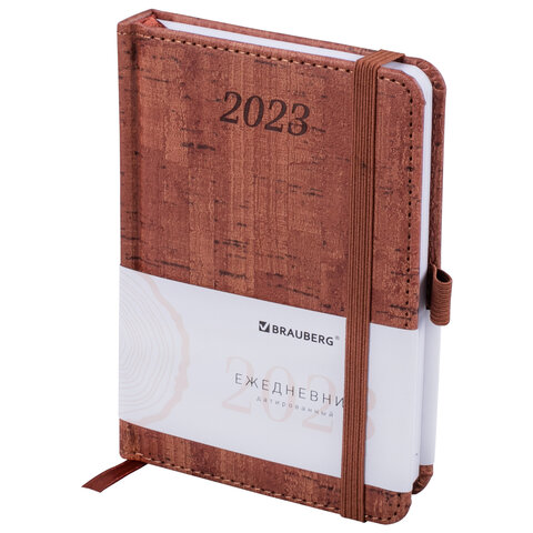 

Ежедневник датированный 2023 BRAUBERG Wood, 113931
