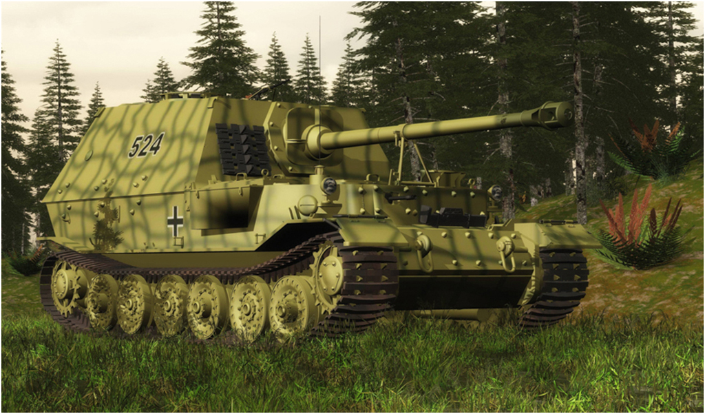 

Картина на холсте с подрамником ХитАрт Танк 100x63 см, 3596