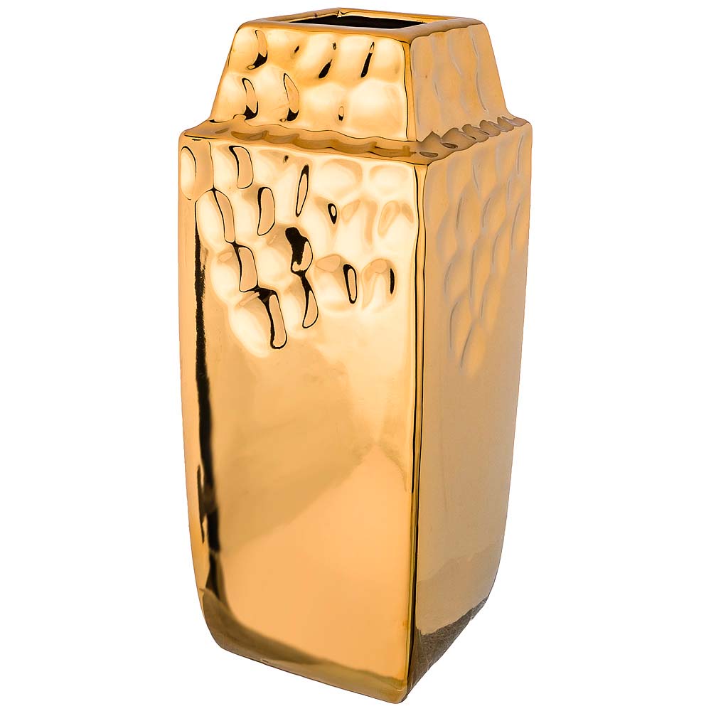 фото Ваза lefard декоративная золотая коллекция 11,5*11,5 см высота=29 см